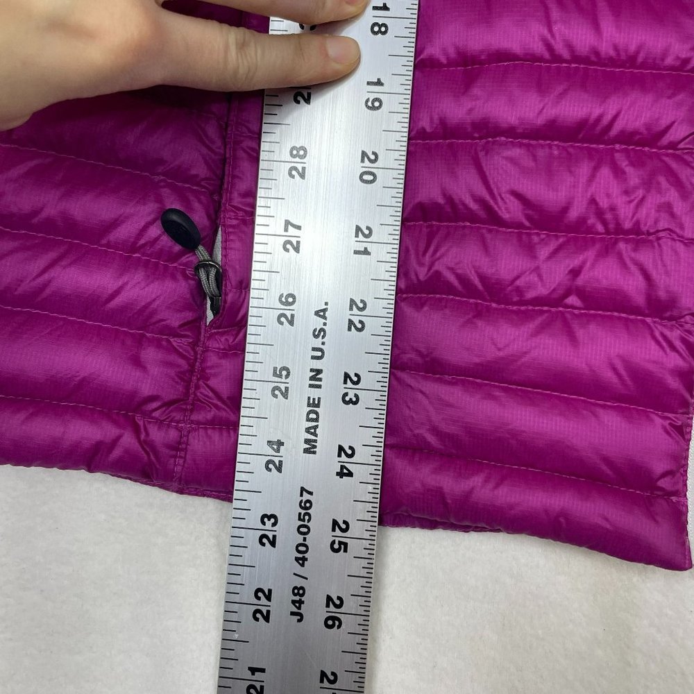 LL Bean Womens Ultralight Downtek Down Puffer Jacket Suze L Fuschia Stowaway - Picture 5 of 13